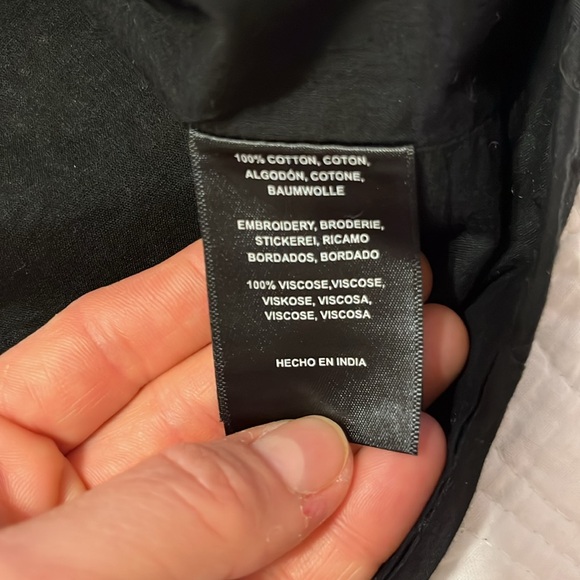 Anthropologie Berbera Boho Embroidered Beaded Crop Top Vanessa Virginia Small - Picture 8 of 10